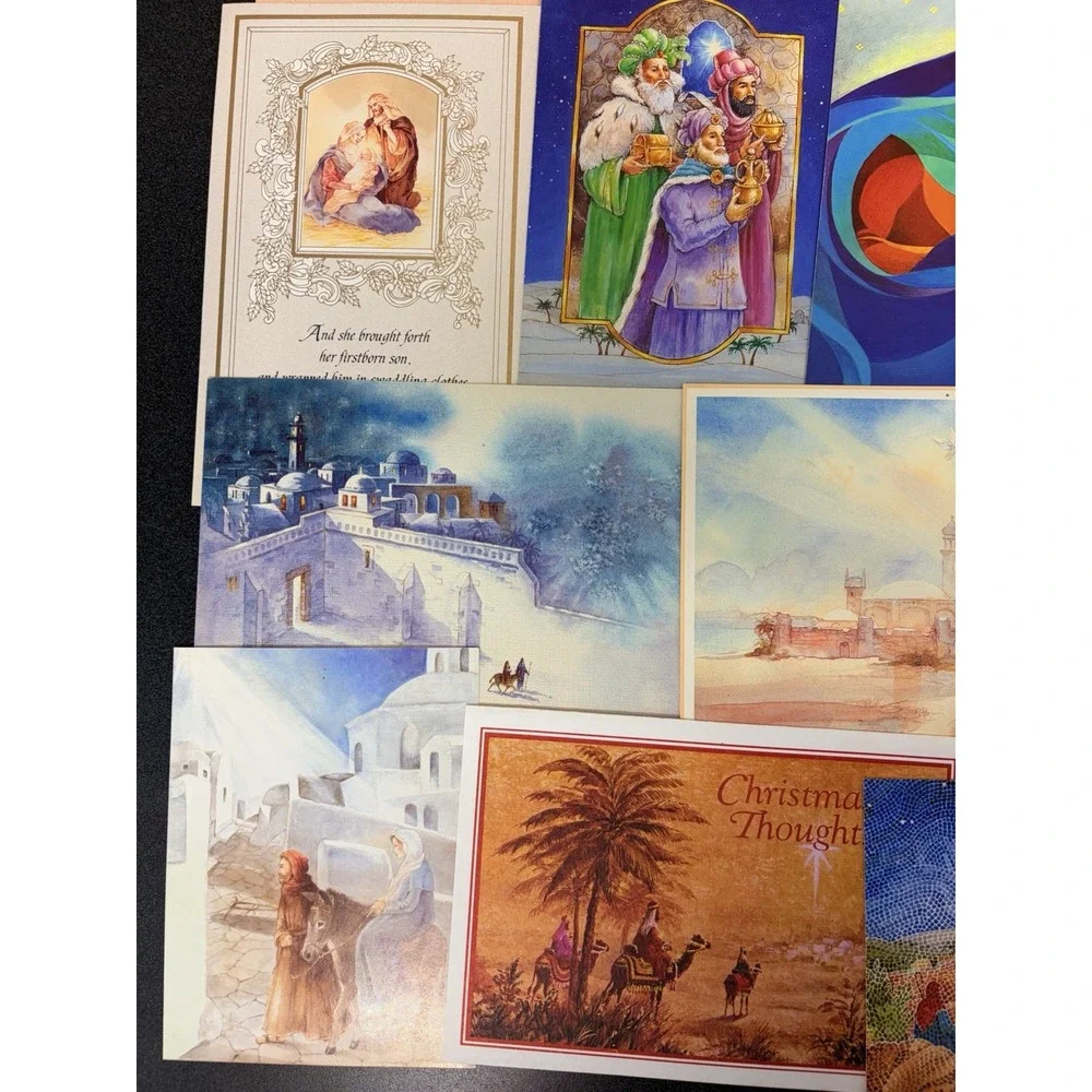 Vintage Christmas Cards Fronts ONLY for Scrapbooking Crafts Decoupage Lot of 50+